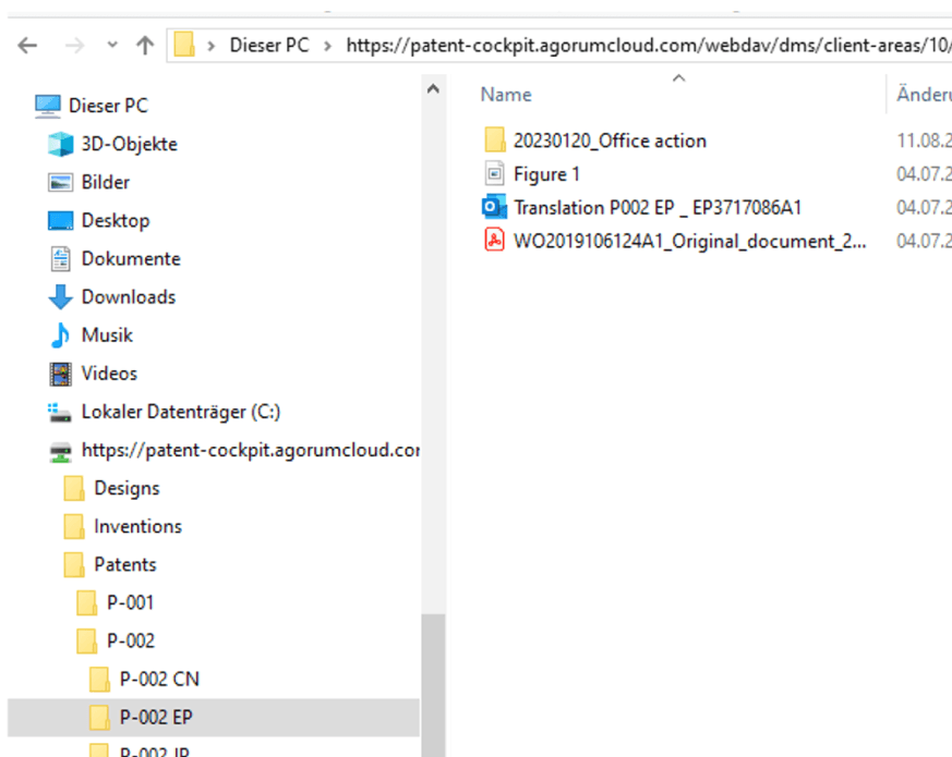 Zugriff über den Windows Explorer